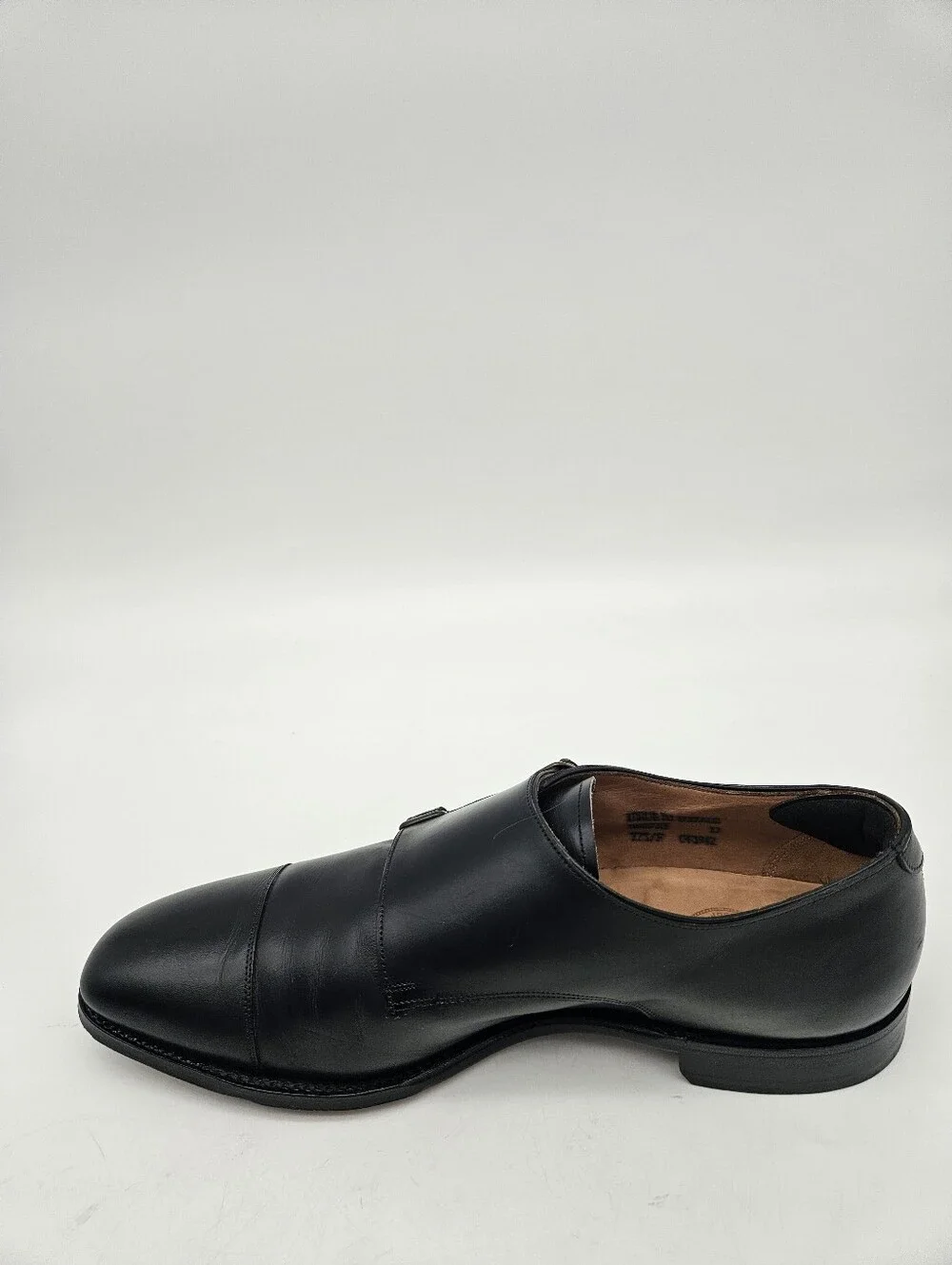 Joseph Cheaney Double Monk Buckle Black Shoes Men US Sz 11 Made in England